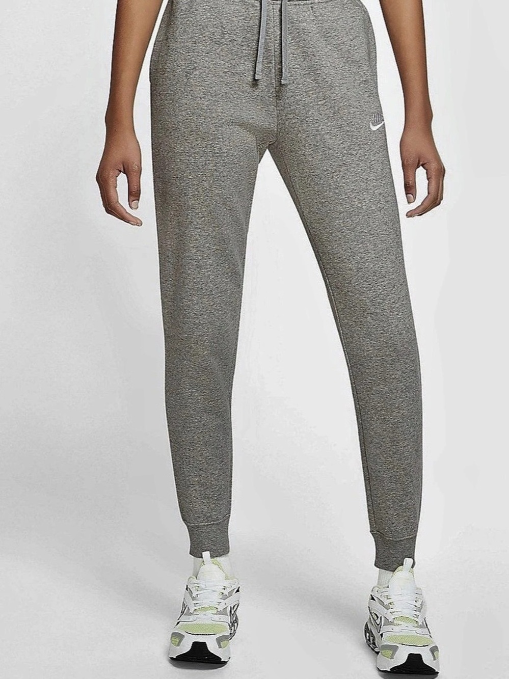 Nike Sportswear Fleece High-Waisted Oversized Sweatpants Gray Joggers XS